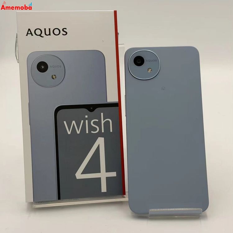 ��®ȯ��AQUOS Wish4 64GB �֥롼 SH-M27 ��ŷ��Х�����SIM�ե꡼  ������