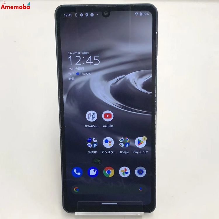AQUOS sense6s 4GB/64GB �֥�å� SHG07 AU��SIM�ե꡼ �������