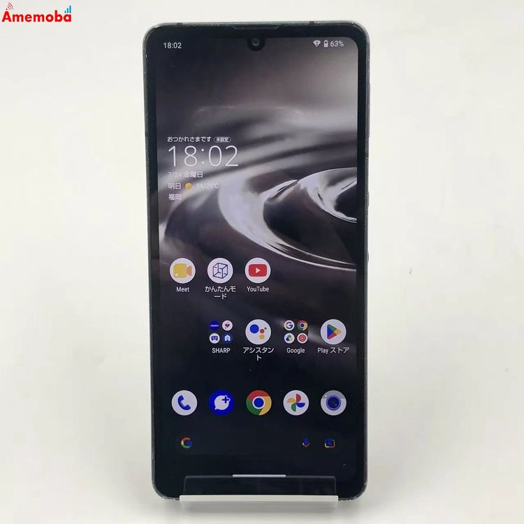 ��®ȯ��AQUOS sense6s 4GB/64GB �֥�å� SHG07 AU��SIM�ե꡼