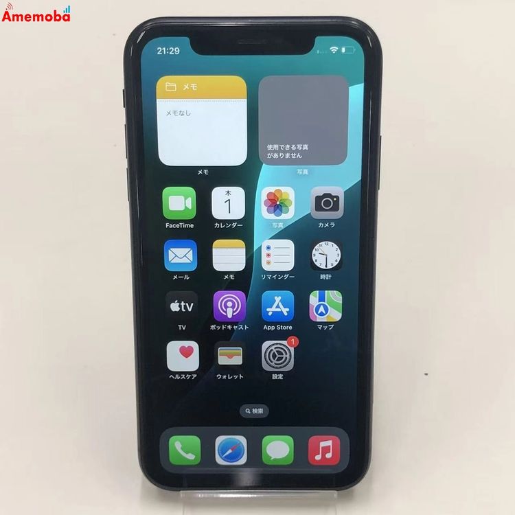 ��®ȯ��iPhoneXR 64GB �֥�å� NT002J/A au��SIM�ե꡼