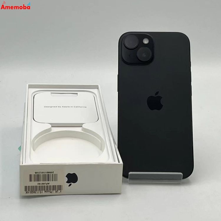 ��®ȯ��iPhone15 128GB �֥�å� MTMH3J/A docomo��SIM�ե꡼ ����
