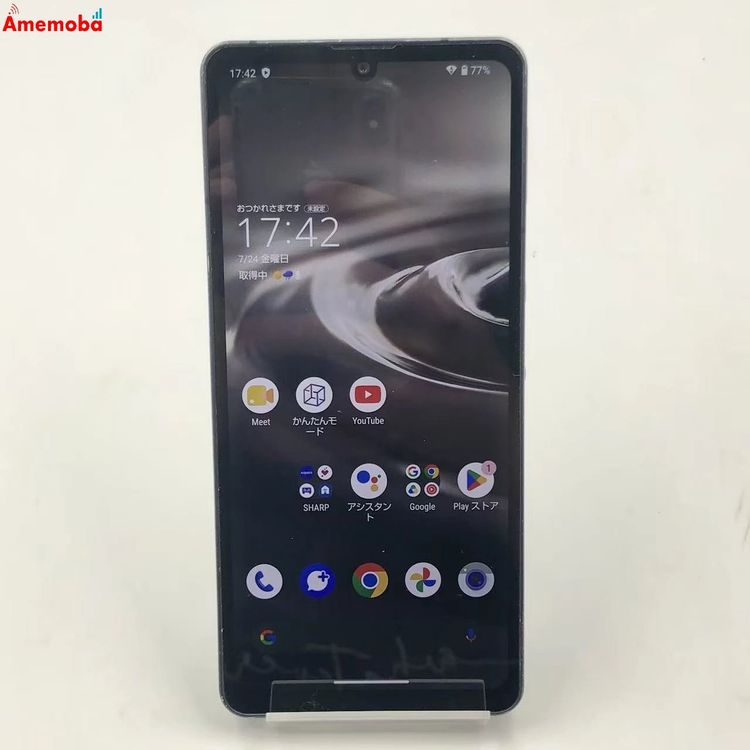 ��®ȯ��AQUOS sense6s 4GB/64GB �֥�å� SHG07 AU��SIM�ե꡼