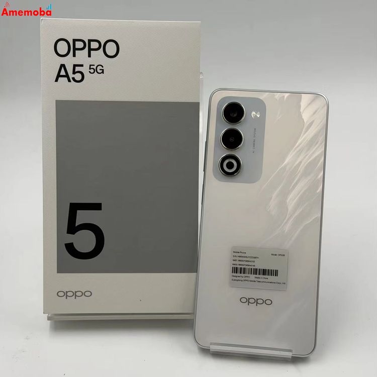 ��®ȯ��OPPO A5 5G 128GB �ۥ磻�� OPG06 AU��SIM�ե꡼ ������