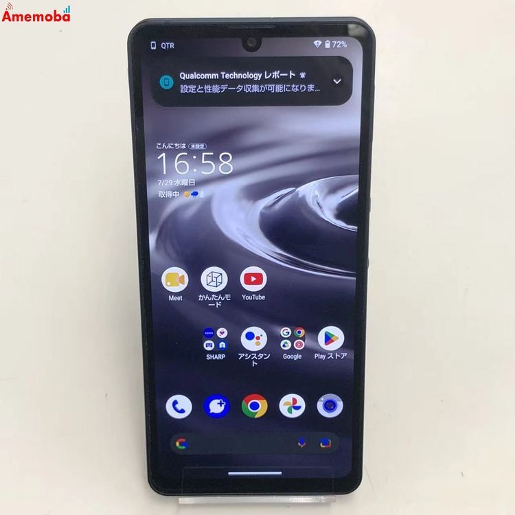 ��®ȯ��AQUOS sense6s 4GB/64GB �֥�å� SHG07 AU��SIM�ե꡼