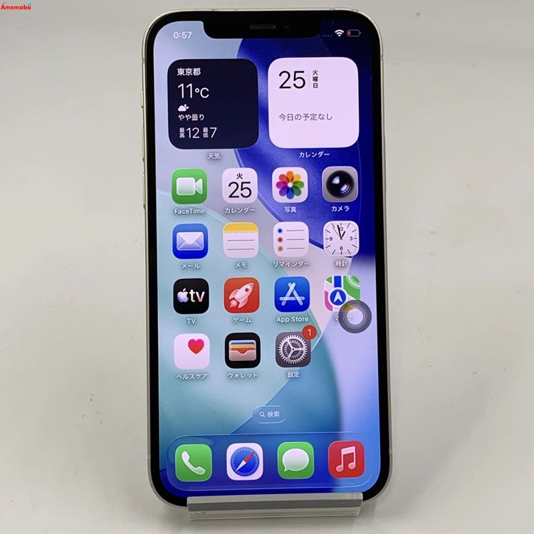 ®ȯiPhone12 128GB ۥ磻 NGHV3J/A AUSIMե꡼ 