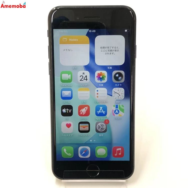 iPhoneSE ��2���� 128GB �֥�å� MHGT3J/A docomo��SIM�ե꡼