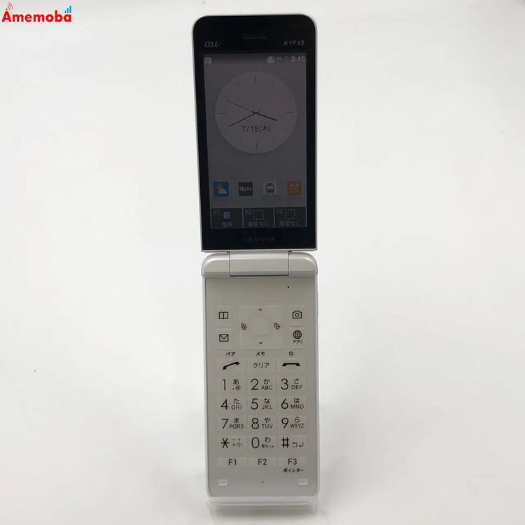 ��®ȯ��GRATINA KYF42 ** �ۥ磻�� AU��SIM�ե꡼ ������