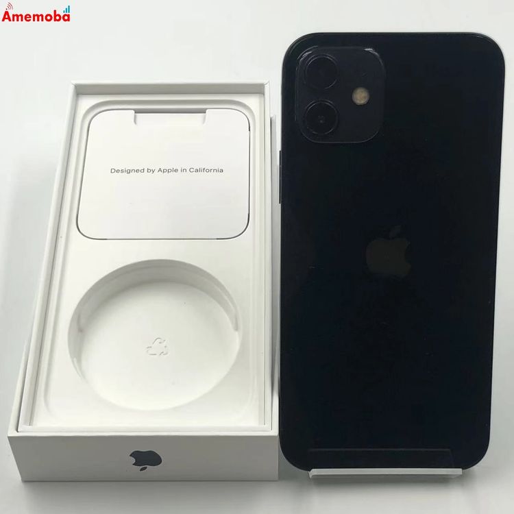 ��®ȯ��iPhone12 64GB �֥�å� MGHN3J/A AU��SIM�ե꡼ ��������