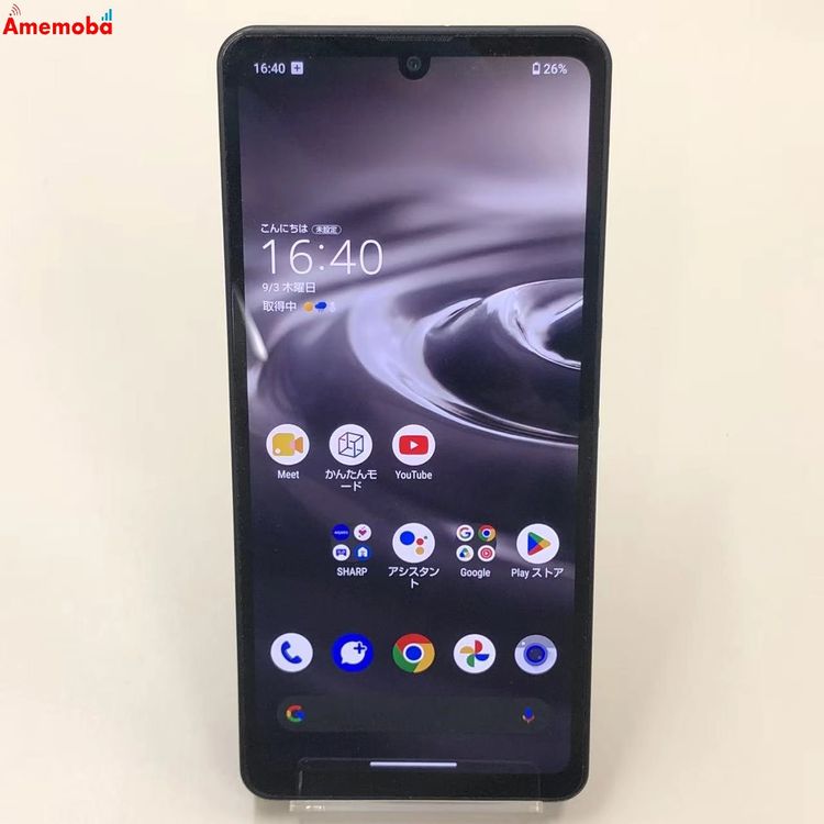 ��®ȯ��AQUOS sense6s 4GB/64GB �֥�å� SHG07 AU��SIM�ե꡼ ����