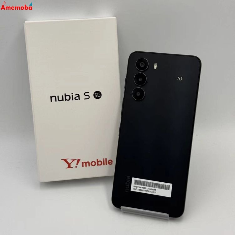 Nubia S 5G 128GB �֥�å� A403ZT Y!mobile��SIM�ե꡼ ����̤����