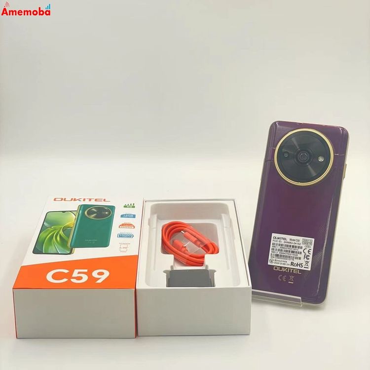 ®ȯOUKITEL C59 128GB ѡץ ȥSIMե꡼ 