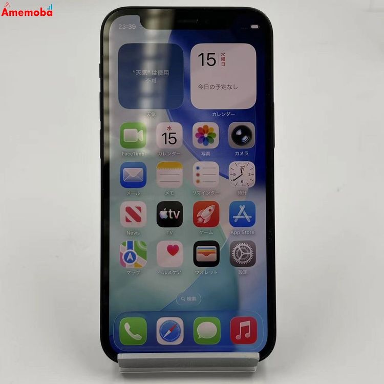 ��®ȯ��iPhone12 mini 64GB �֥�å� 3H475J/A AU��SIM�ե꡼