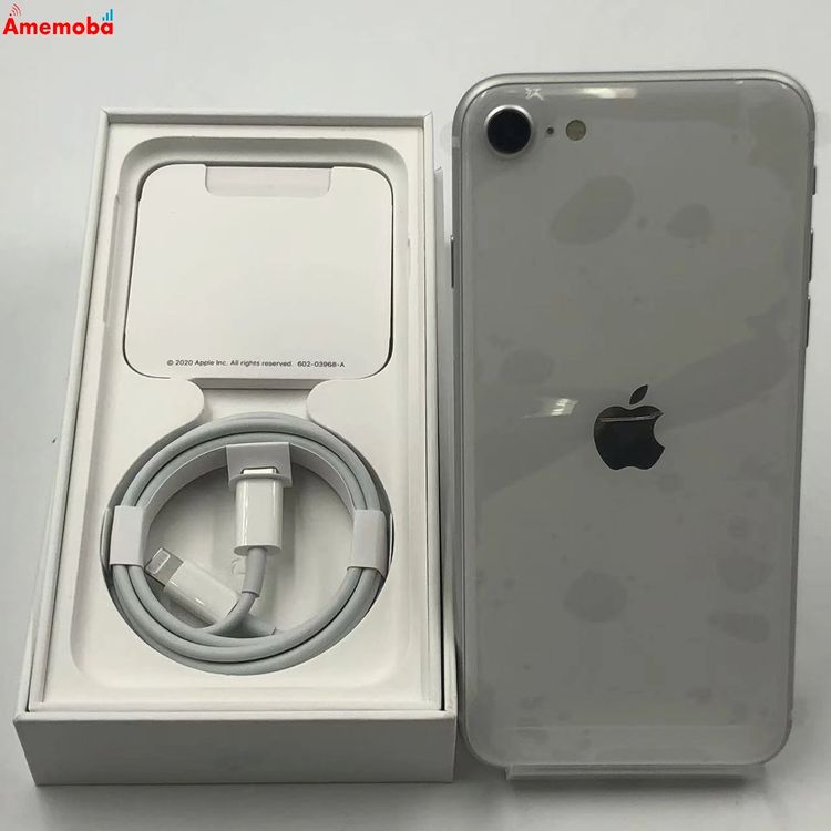 iPhoneSE ��2���� 64GB �ۥ磻�� MHGQ3J/A docomo��SIM�ե꡼ ̤����
