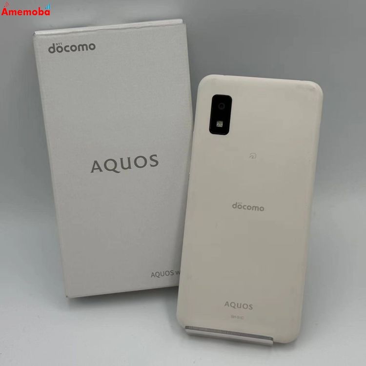 ��®ȯ��AQUOS wish2 64GB �ۥ磻�� SH-51C docomo��SIM�ե꡼ ����
