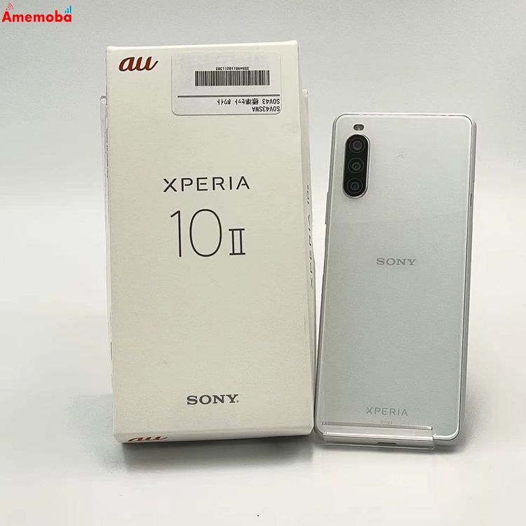 ®ȯXperia 10 II 4GB/64GB ۥ磻 SOV43 AUSIMե꡼ 