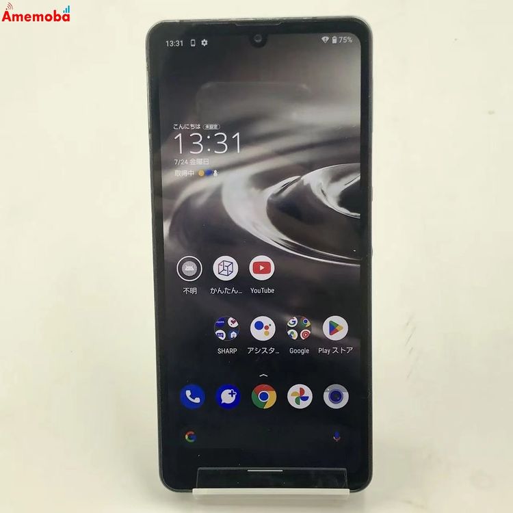��®ȯ��AQUOS sense6s 4GB/64GB �֥�å� SHG07 AU��SIM�ե꡼