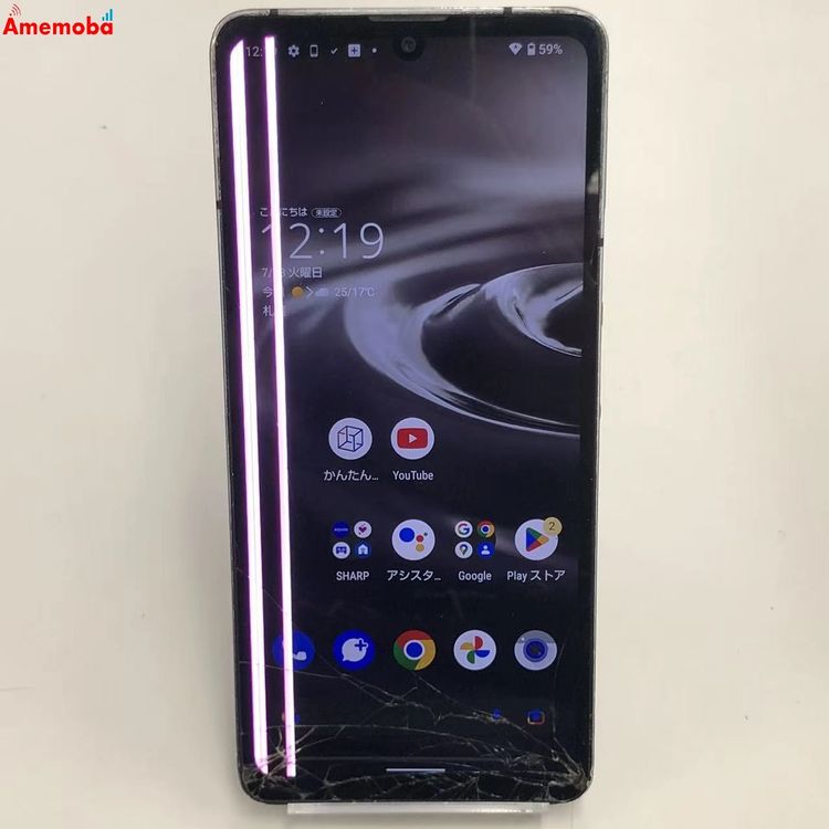 AQUOS sense6s 4GB/64GB �֥�å� SHG07 AU��SIM�ե꡼ �������