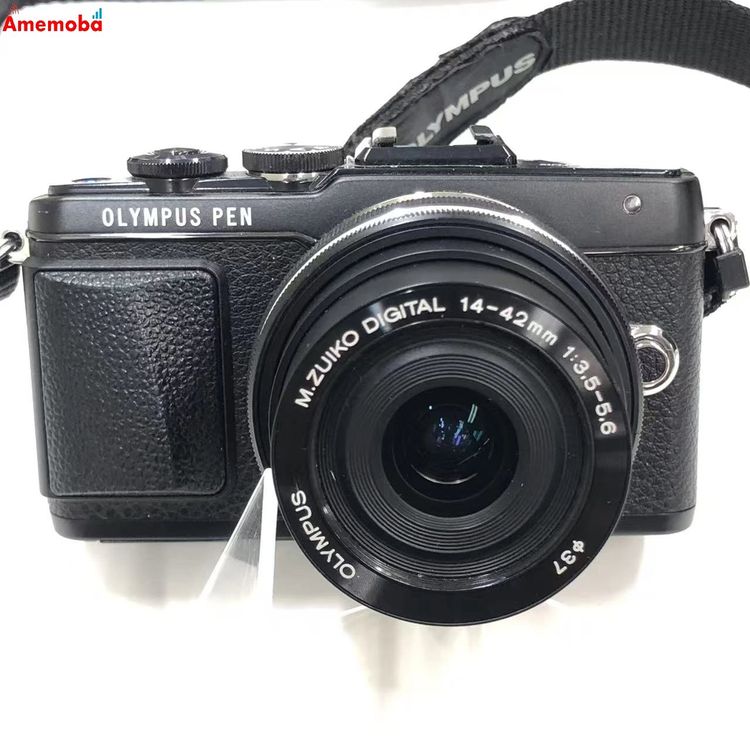 ��®ȯ��OLYMPUS PEN Lite E-PL7 14-42mm EZ ��󥺥��å� �֥�å�