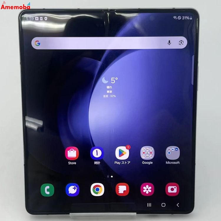 Galaxy Z Fold5 256GB �������� �֥롼 SCG22 AU��SIM�ե꡼ ����Ʊ��