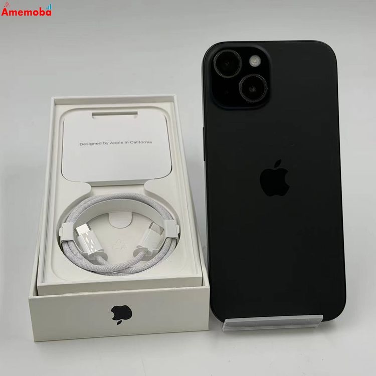 ��®ȯ��iPhone15 128GB �֥�å� MTMH3J/A AU��SIM�ե꡼ ����