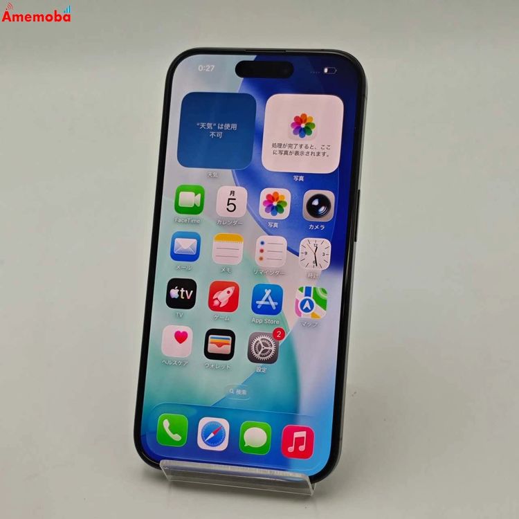 iPhone15 Pro 128GB �֥�å������˥��� MTU73J/A AU��SIM�ե꡼