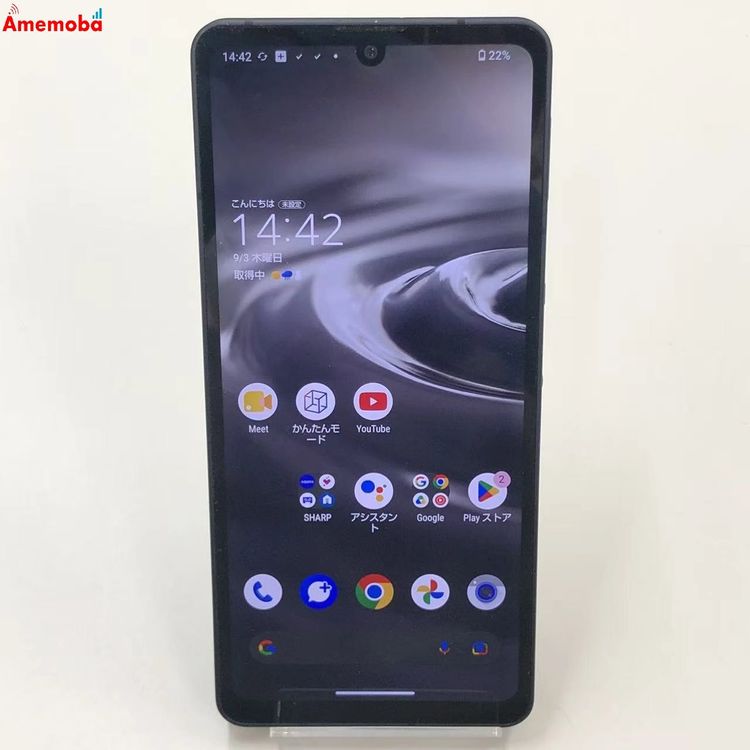 ��®ȯ��AQUOS sense6s 4GB/64GB �֥�å� SHG07 AU��SIM�ե꡼
