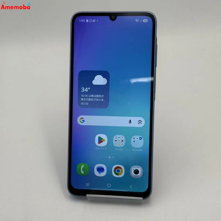 Galaxy A25 5G 4GB/64GB �饤�ȥ֥롼 SCG33 AU��SIM�ե꡼ ����
