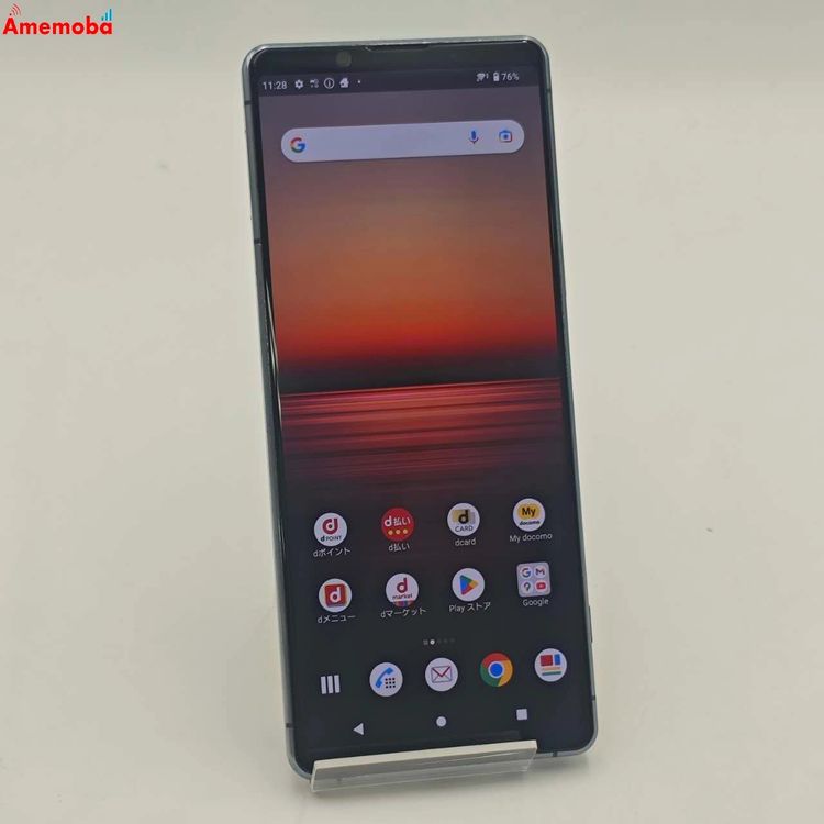 ��®ȯ��Xperia 1 II 128GB �ۥ磻�� SO-51A docomo��SIM�ե꡼