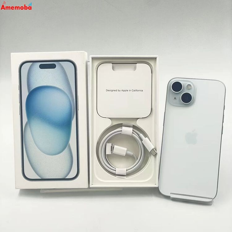 ��®ȯ��iPhone15 128GB �֥롼 MTML3J/A AU��SIM�ե꡼