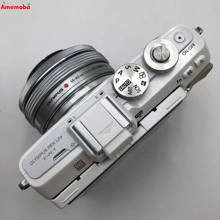 OLYMPUS PEN Lite E-PL7 EZ���֥륺���७�å� �ۥ磻�� V205072WE0