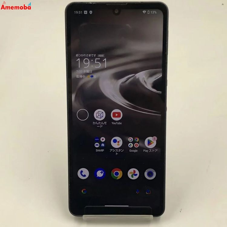 ��®ȯ��AQUOS sense6s 4GB/64GB �֥�å� SHG07 AU��SIM�ե꡼