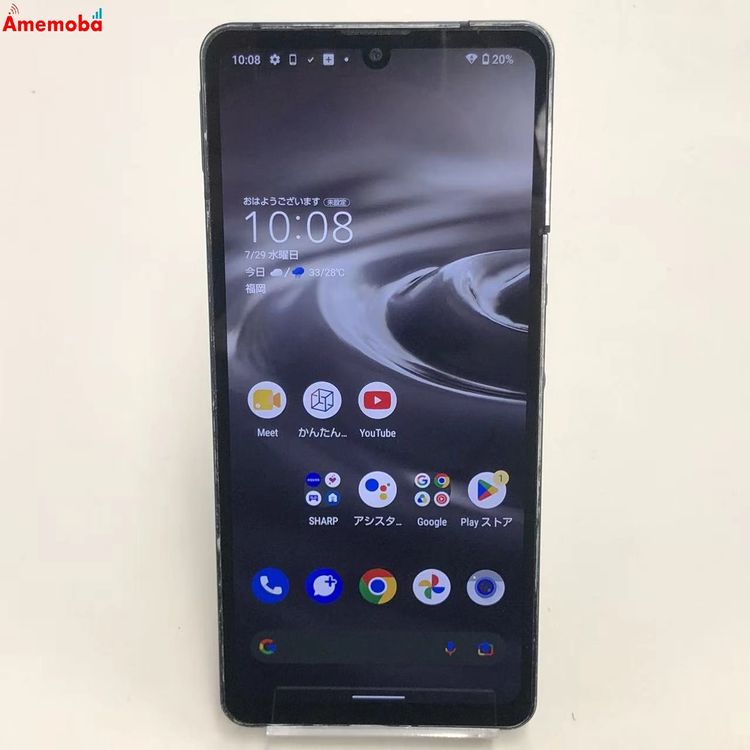 AQUOS sense6s 4GB/64GB �֥�å� SHG07 AU��SIM�ե꡼ �������