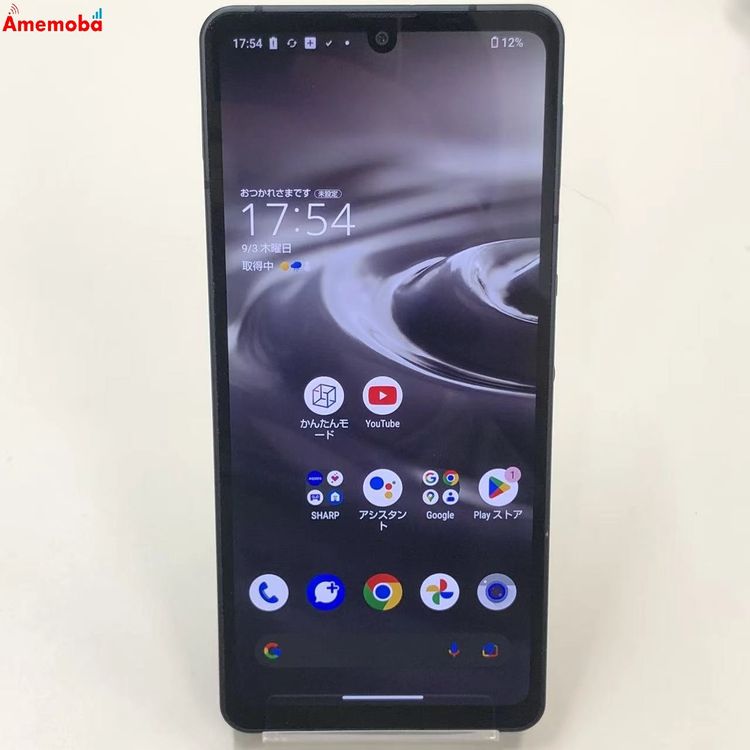 ��®ȯ��AQUOS sense6s 4GB/64GB �֥�å� SHG07 AU��SIM�ե꡼ ����
