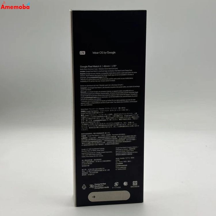 Google Pixel Watch 5 45mm LTE��ǥ� 64GB Matte Black