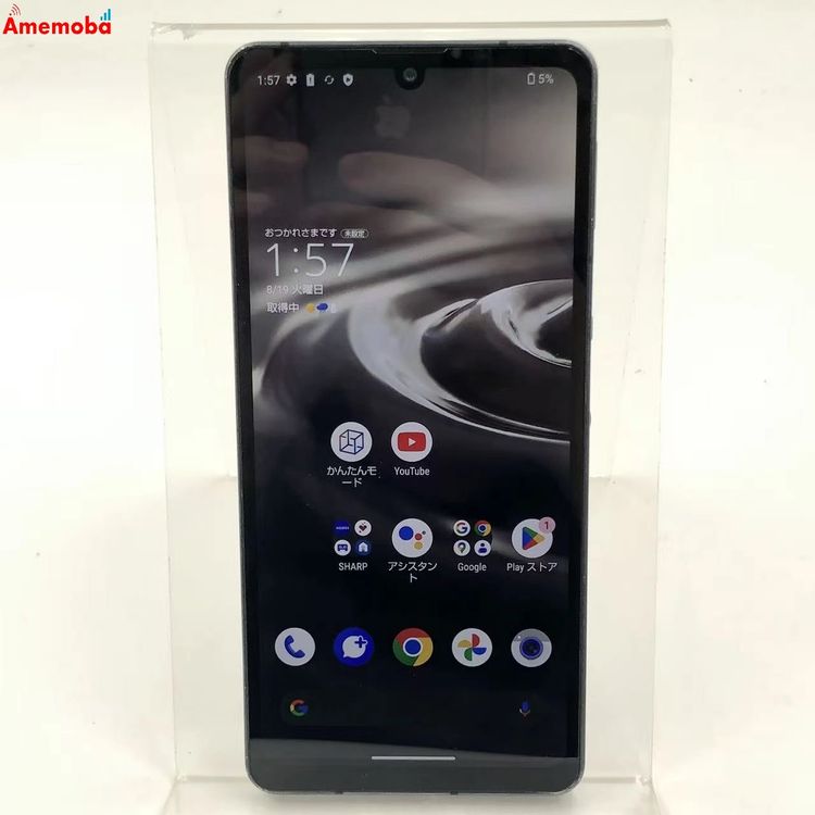 ��®ȯ��AQUOS sense6s 4GB/64GB �֥�å� SHG07 AU��SIM�ե꡼
