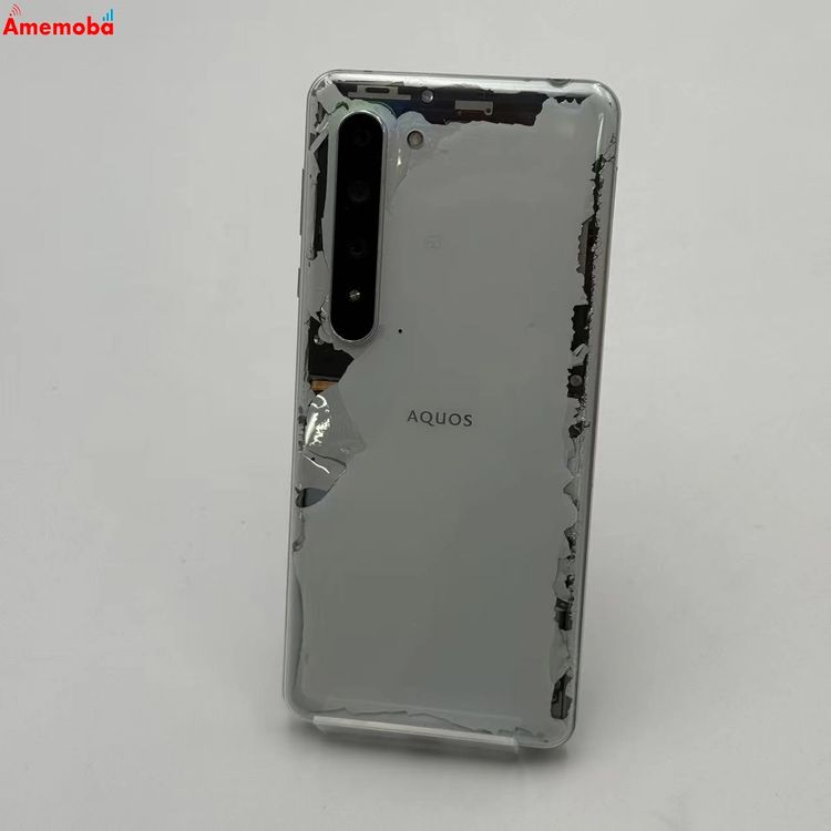 AQUOS R5G 256GB �ۥ磻�� SH-51A docomo��SIM�ե꡼ �������