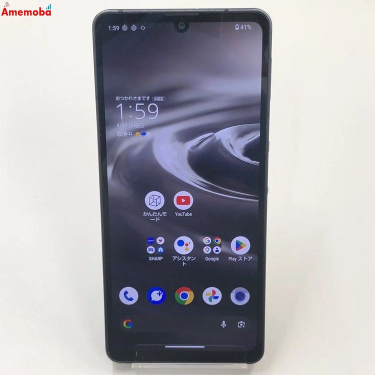 ��®ȯ��AQUOS sense6s 4GB/64GB �֥�å� SHG07 AU��SIM�ե꡼