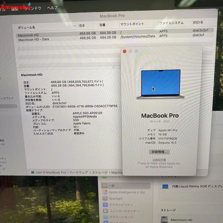 MacBook Pro 16 2021 M1 Pro 16GB 512GB С A248