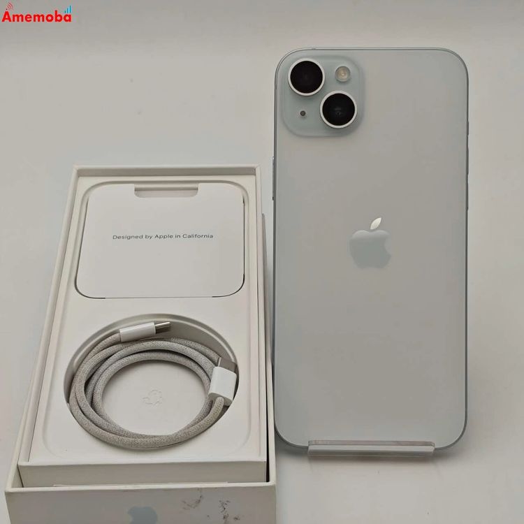 iPhone15 Plus 128GB �֥롼 MU0D3J/A Apple��SIM�ե꡼ ������