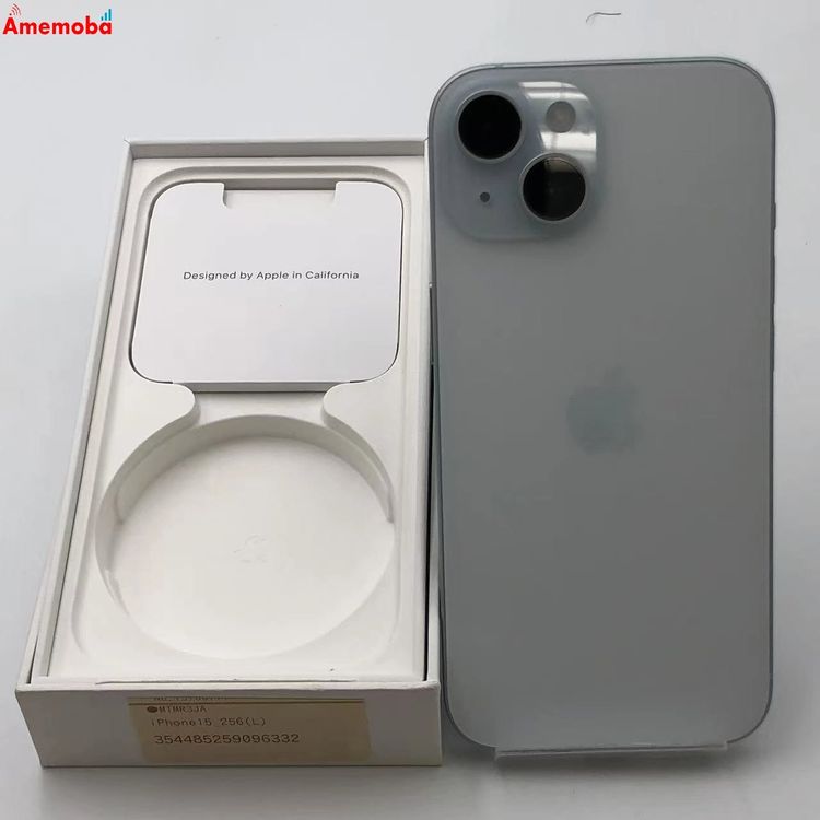 ��®ȯ��iPhone15 256GB �֥롼 MTMR3J/A AU��SIM�ե꡼ ������