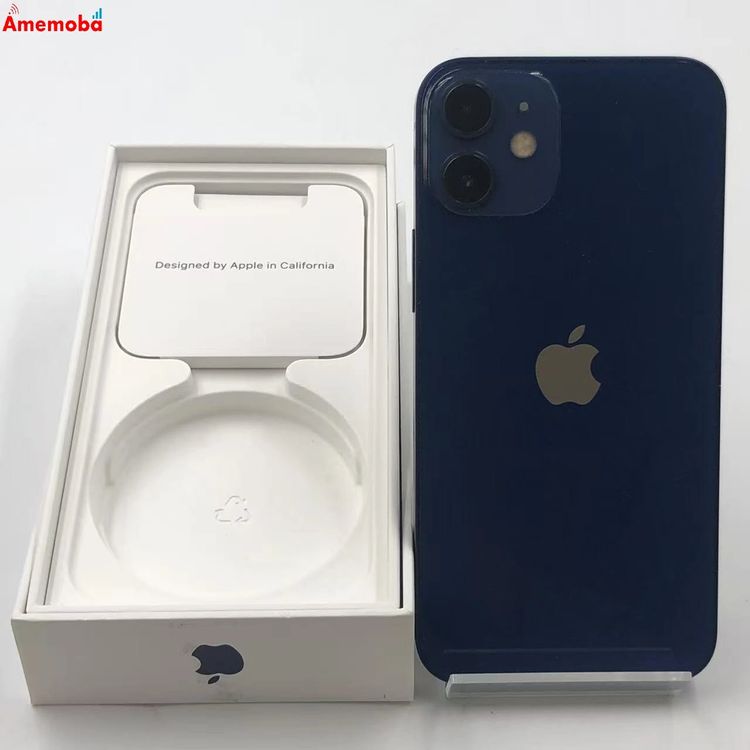��®ȯ��iPhone12 mini 64GB �֥롼 MGAP3J/A AU��SIM�ե꡼ ��������