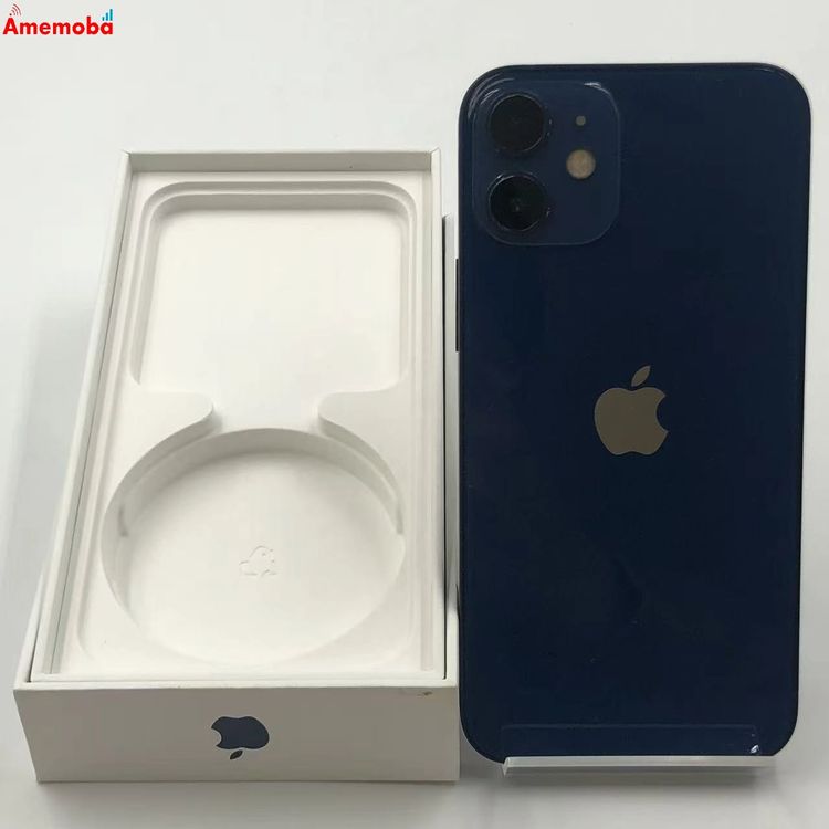 ��®ȯ��iPhone12 mini 64GB �֥롼 MGAP3J/A AU��SIM�ե꡼ ��������