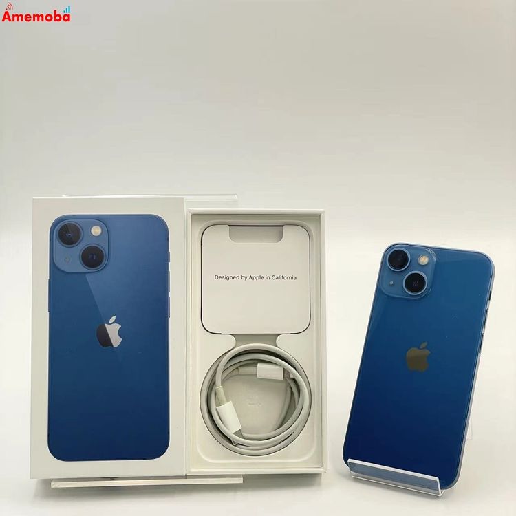 ��®ȯ��iPhone13 mini 256GB �֥롼 MLJN3J/A AU��SIM�ե꡼