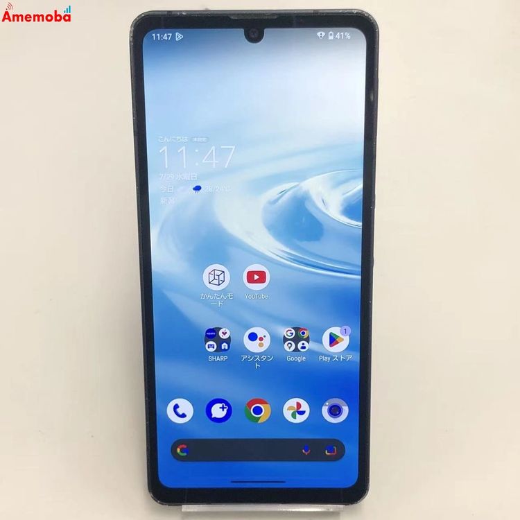 ��®ȯ��AQUOS sense6s 4GB/64GB �֥�å� SHG07 AU��SIM�ե꡼