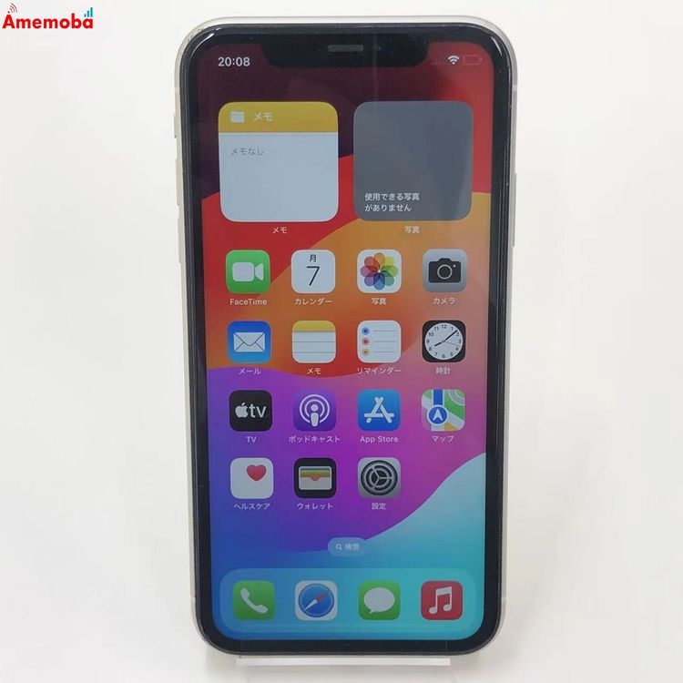 ��®ȯ��iPhone11 128GB �ۥ磻�� MWM22J/A SoftBank��SIM�ե꡼