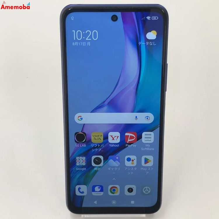 Redmi Note 10T 64GB �ʥ��ȥ�����֥롼 A101XM SoftBank��SIM��