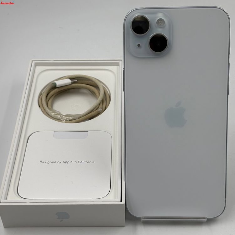 ��®ȯ��iPhone15 Plus 128GB �֥롼 MU0D3J/A SIM�ե꡼ ����