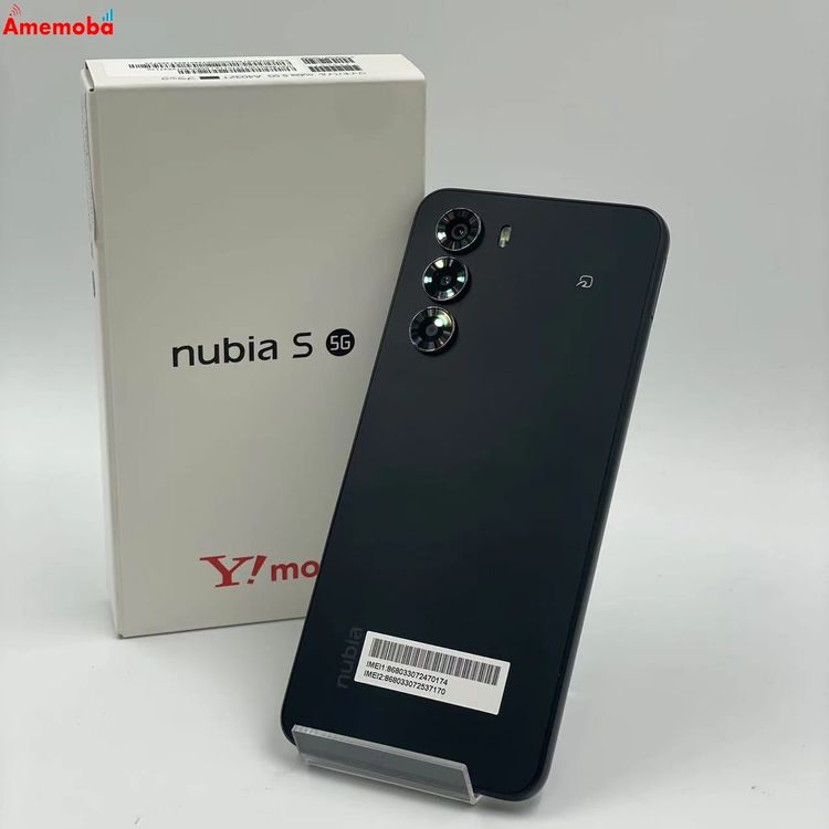 ®ȯnubia S 5G 128GB ֥å A403ZT Y!mobileSIMե꡼