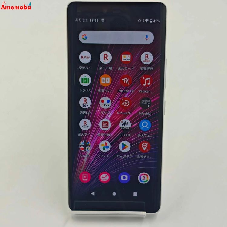 Rakuten Hand 5G 4GB/128GB �ۥ磻�� P780 ��ŷ��Х�����SIM�ե꡼