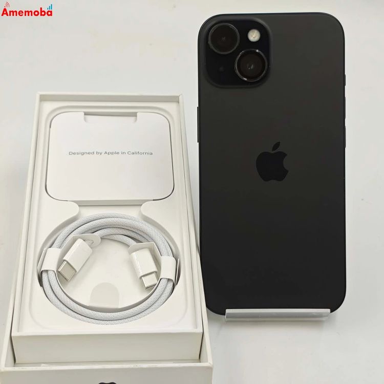 【美品】iPhone15 本体 ブラック 128GB SIMフリー iPhone 15 Pro 128GB - ブラックチタニウム（SIMフリー）[整備済